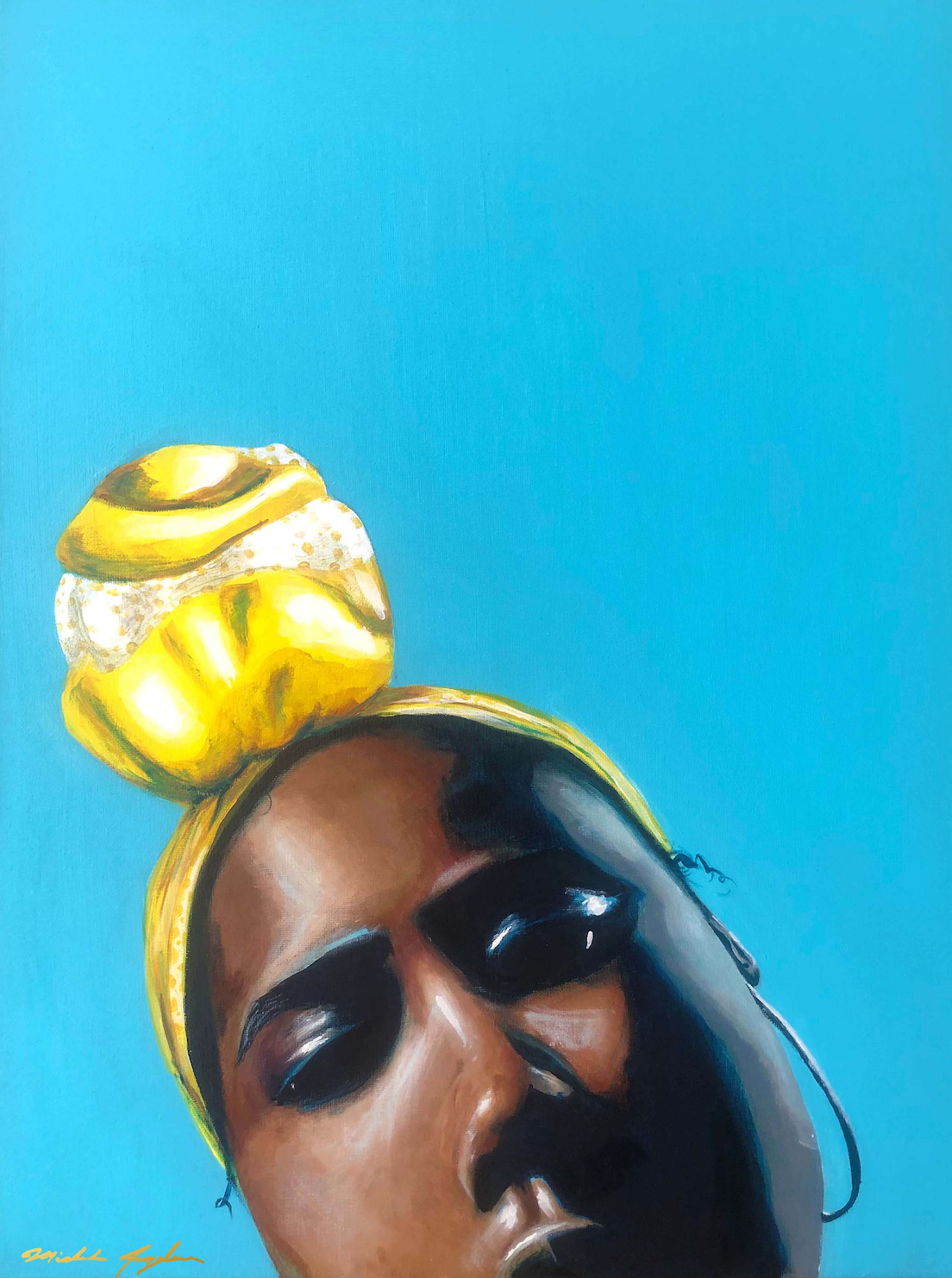 Ashanti Headwrap Print