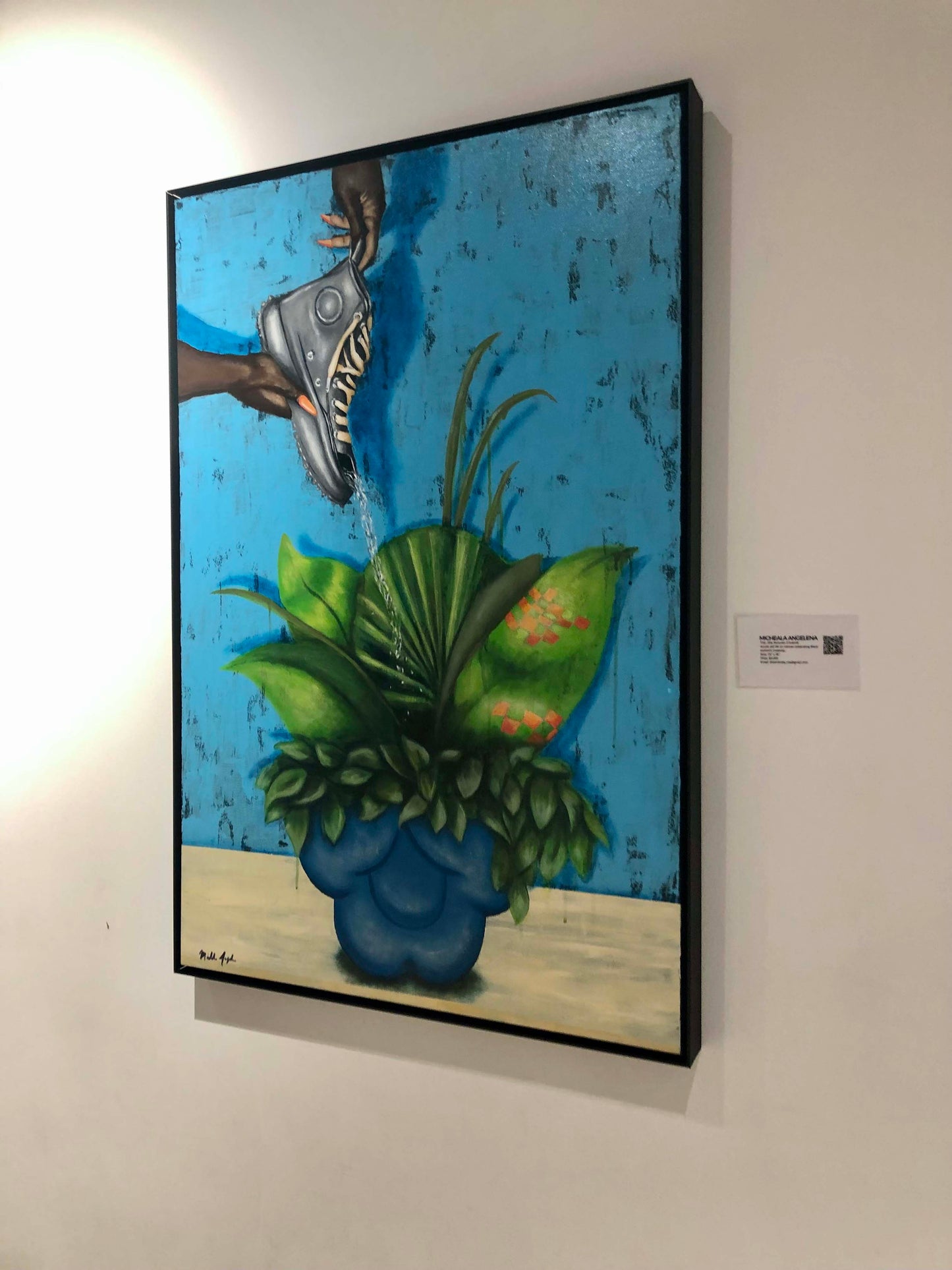 She Nurtures Creativity Original Painting