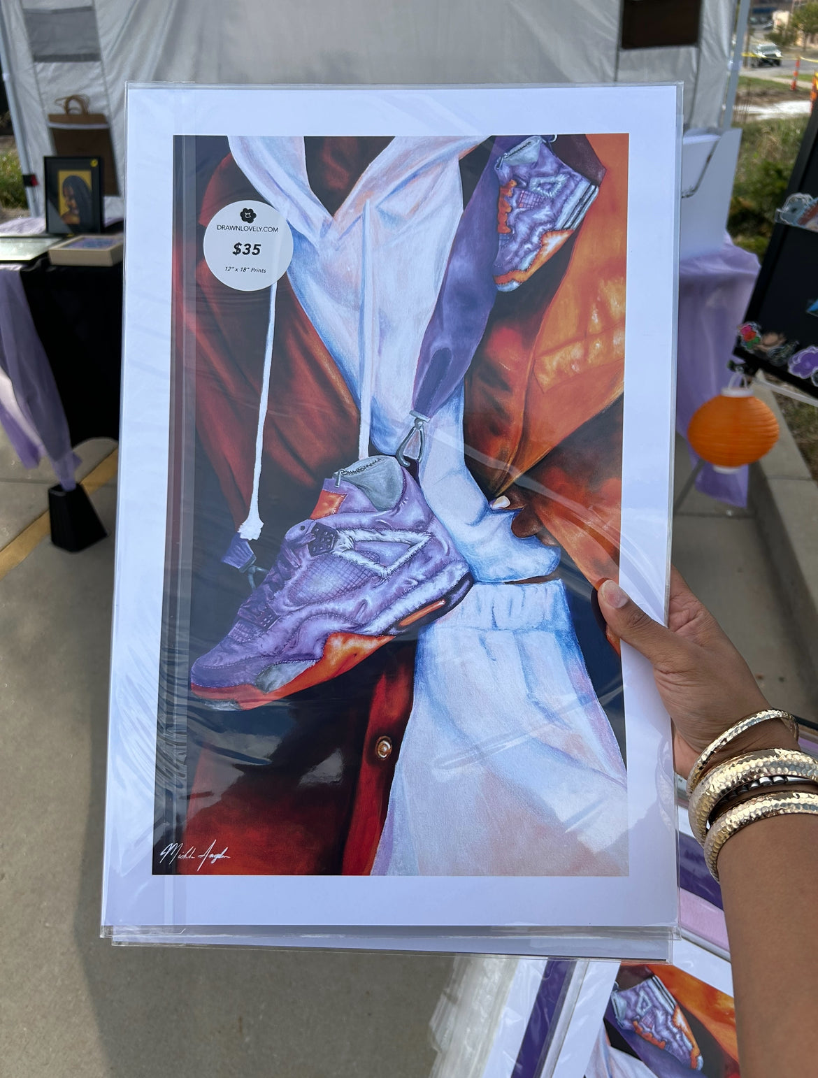 She Is Adorned With Creativity Print