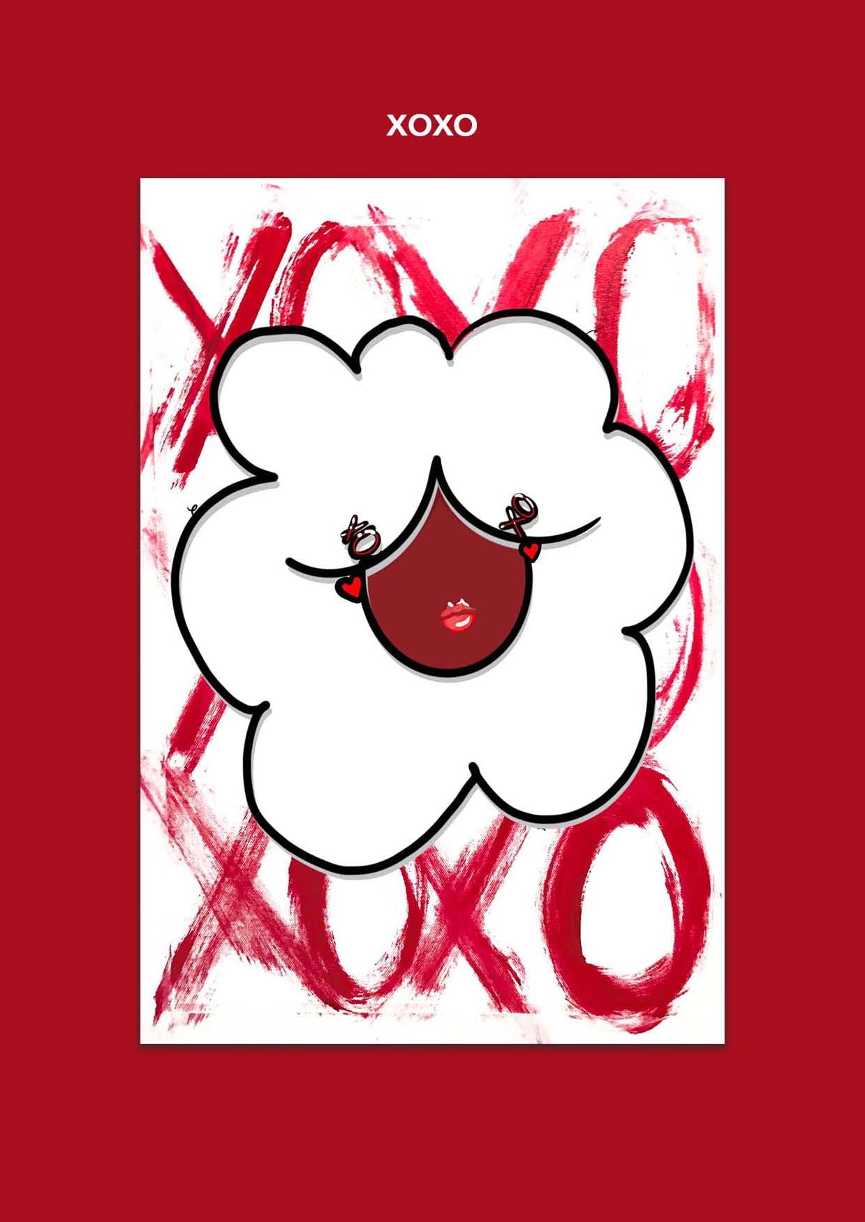 XOXO Postcard