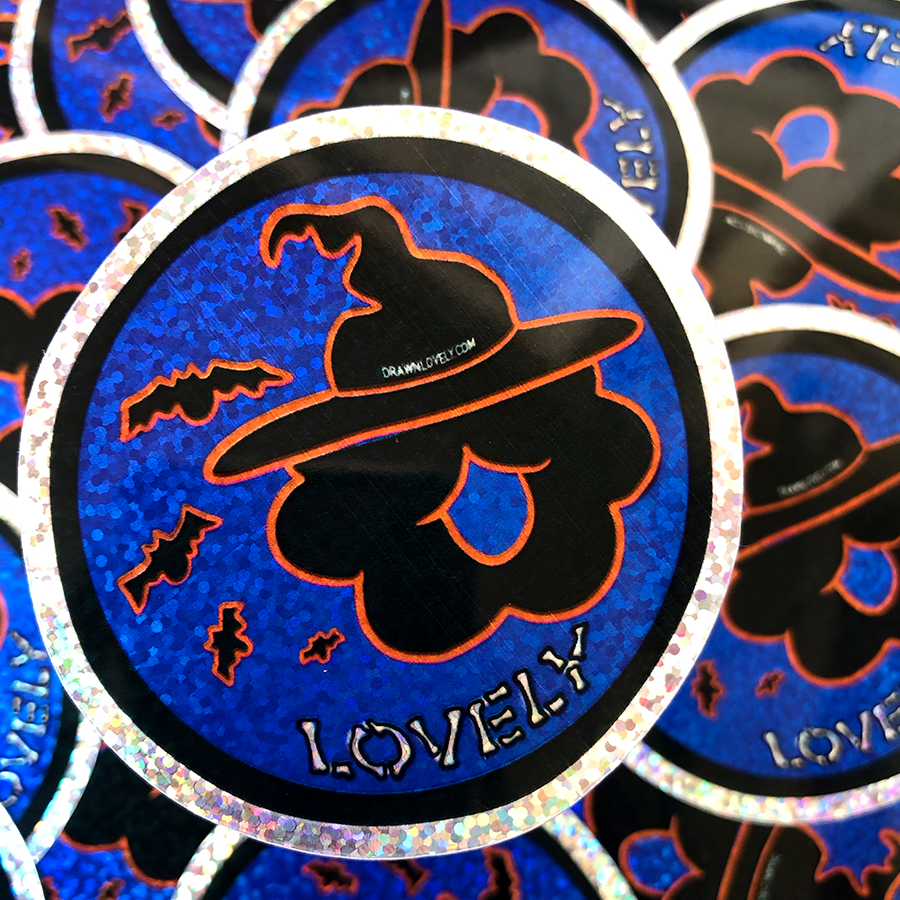 Halloween Disco Sticker