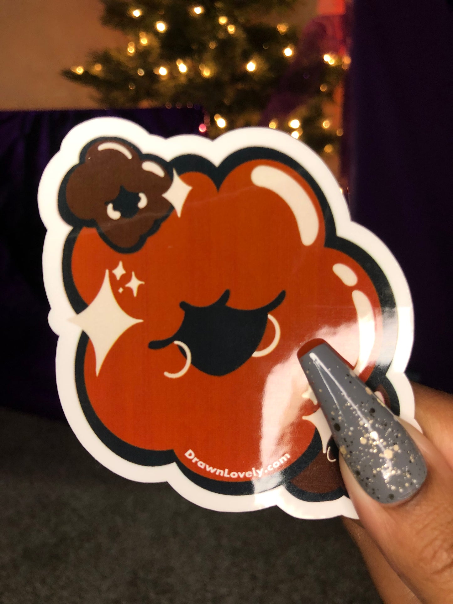 Toffee Puff Sticker