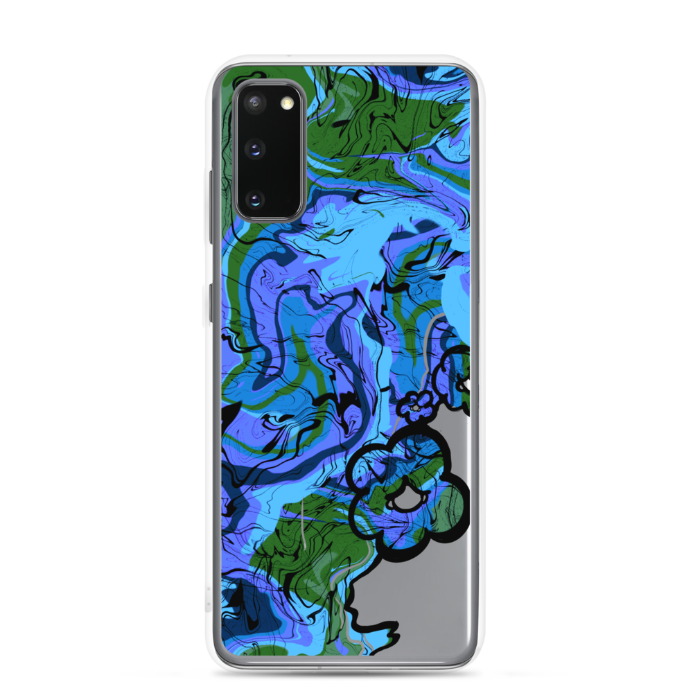 Groovy Samsung Case - Blue Lagoon