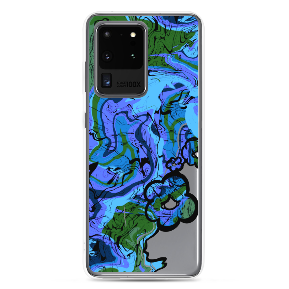 Groovy Samsung Case - Blue Lagoon
