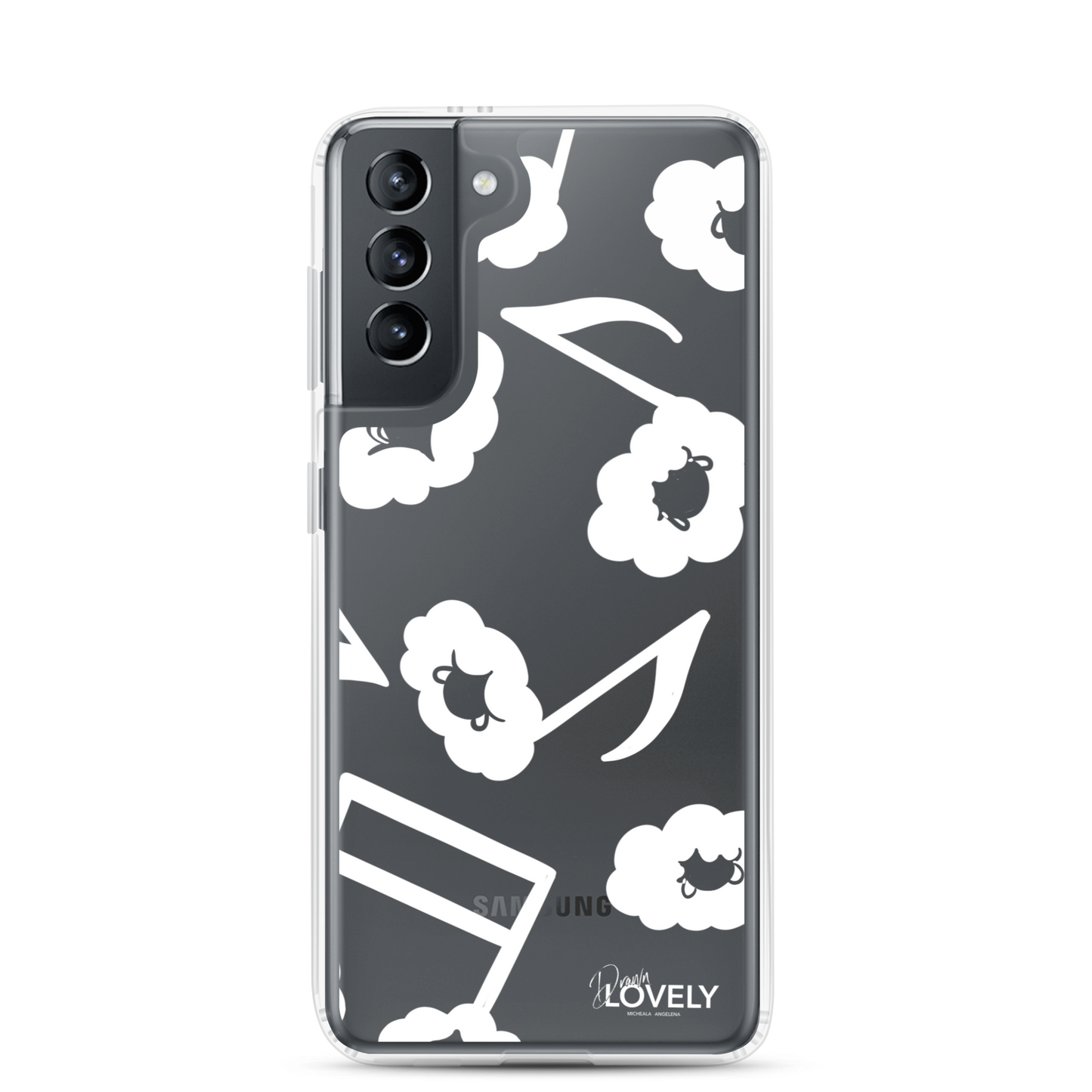 Melodic Samsung Case - White