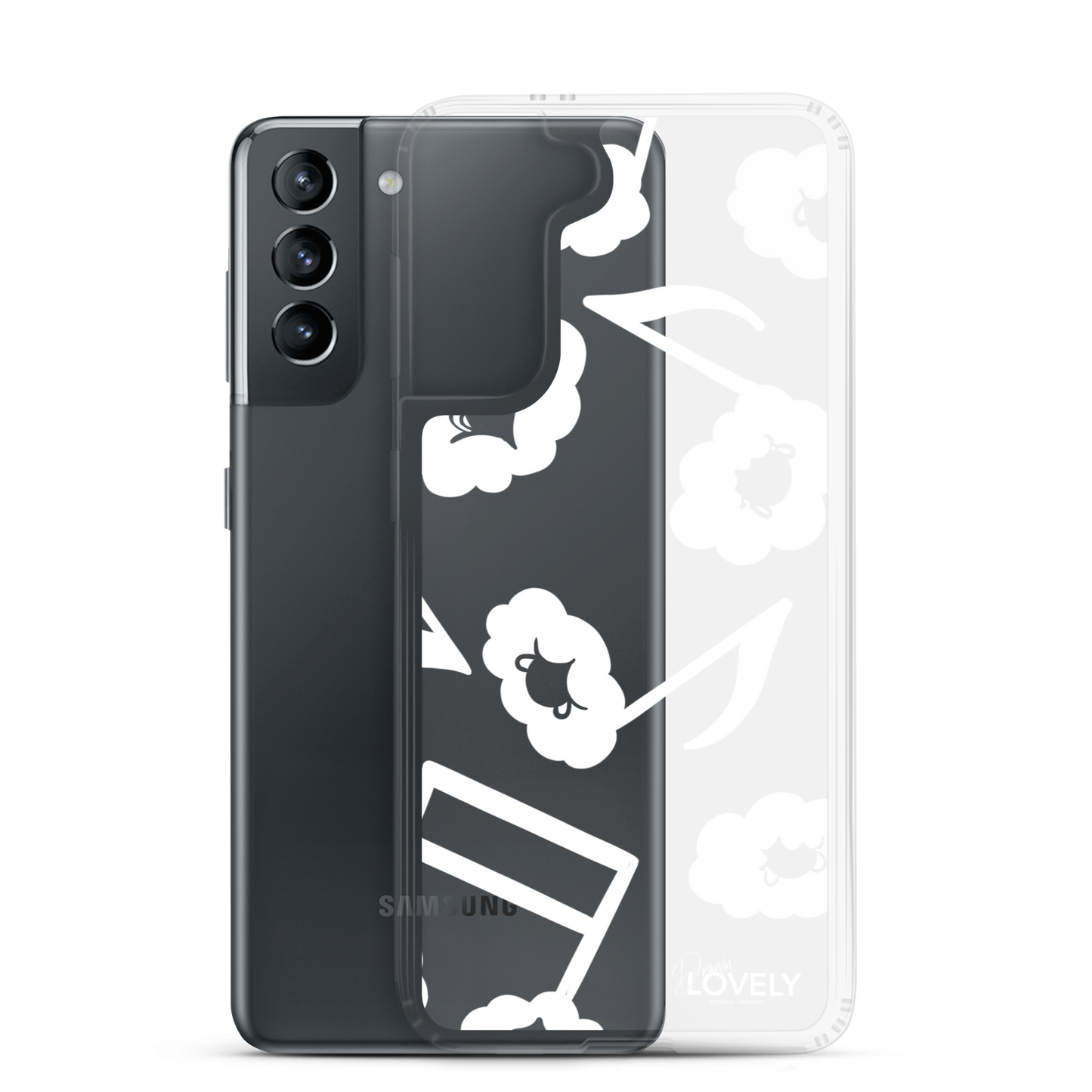 Melodic Samsung Case - White