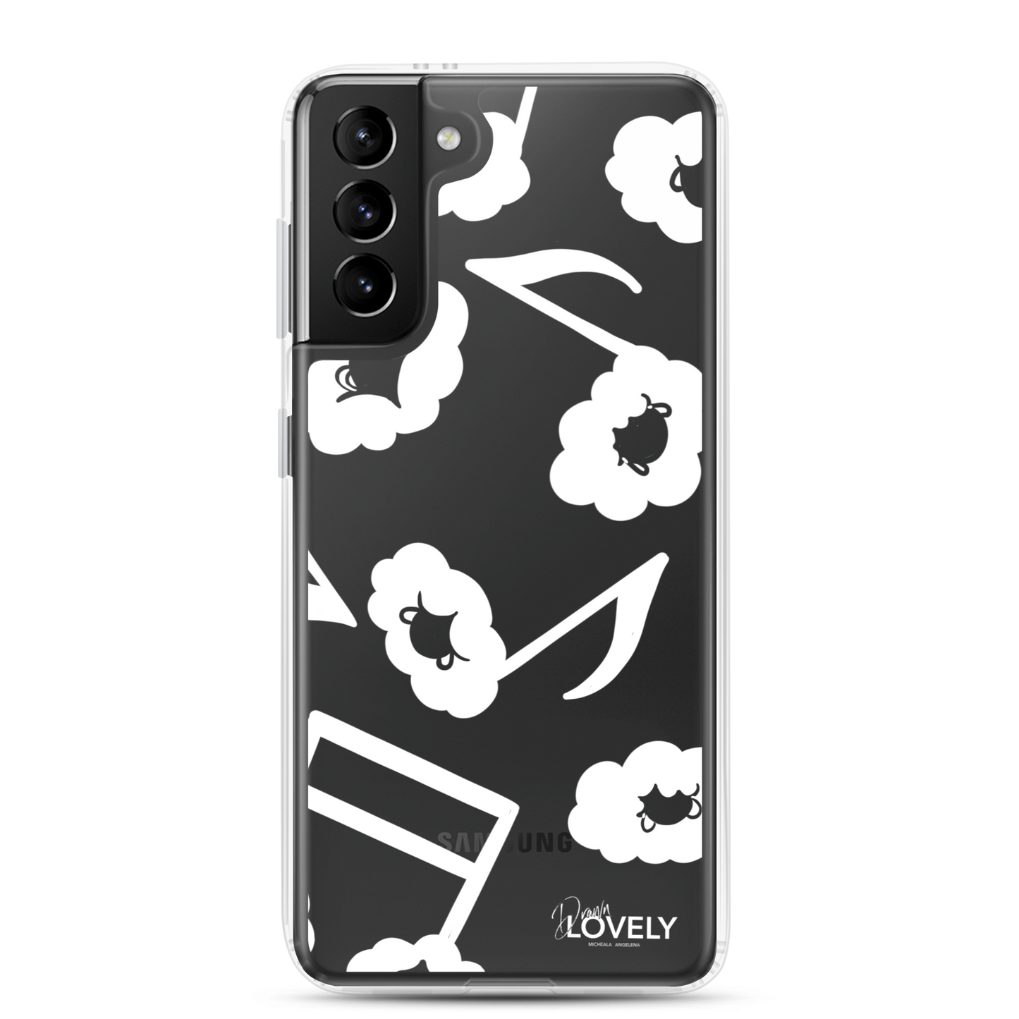 Melodic Samsung Case - White