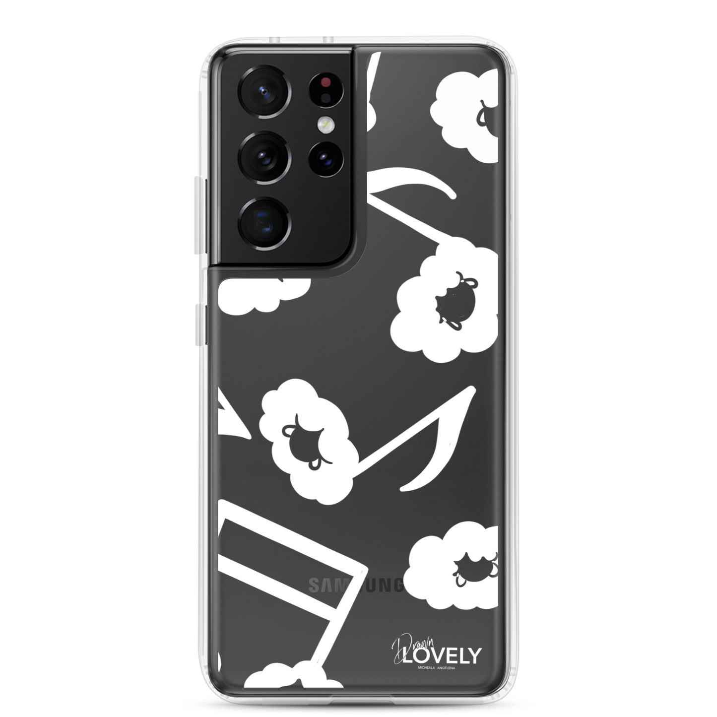 Melodic Samsung Case - White