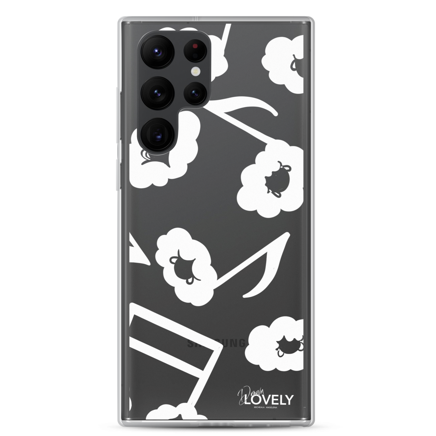 Melodic Samsung Case - White