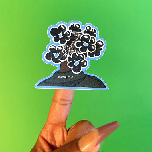 Bantu Knots Sticker