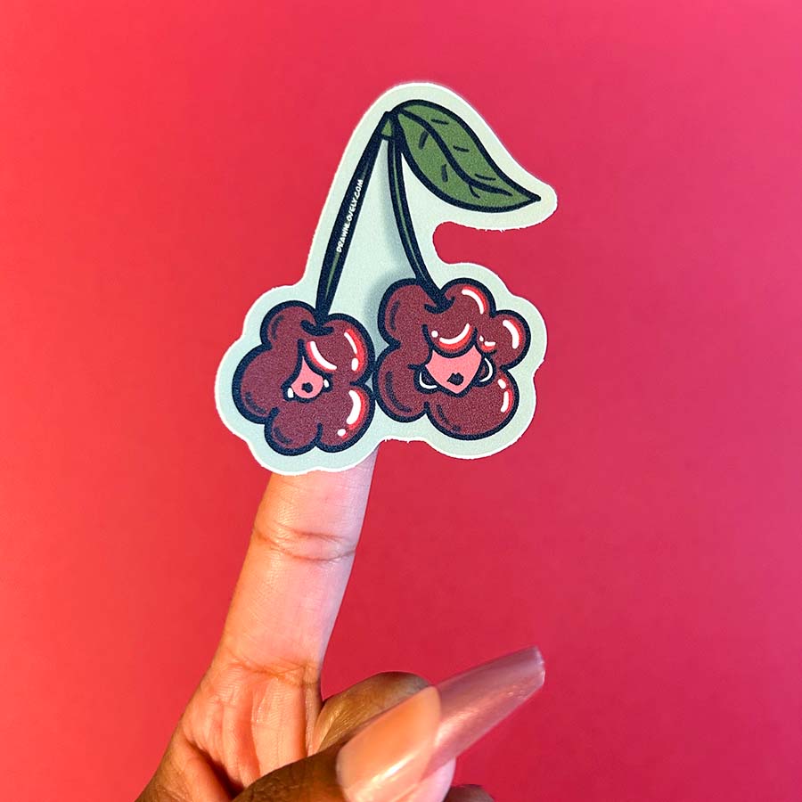 Cherry Twins Sticker