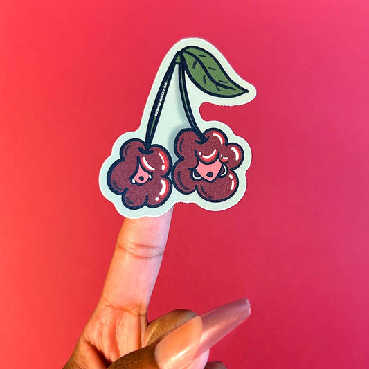 Cherry Twins Sticker