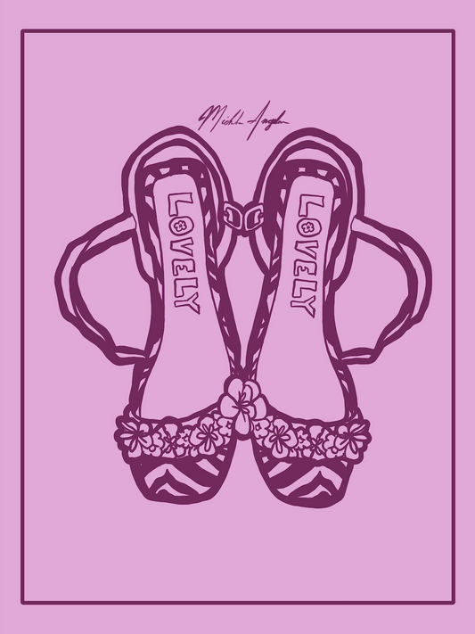 Maureen's Love Print - Lavender