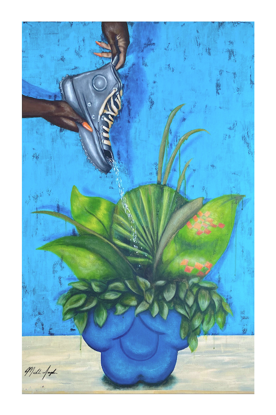 She Nurtures Creativity Print