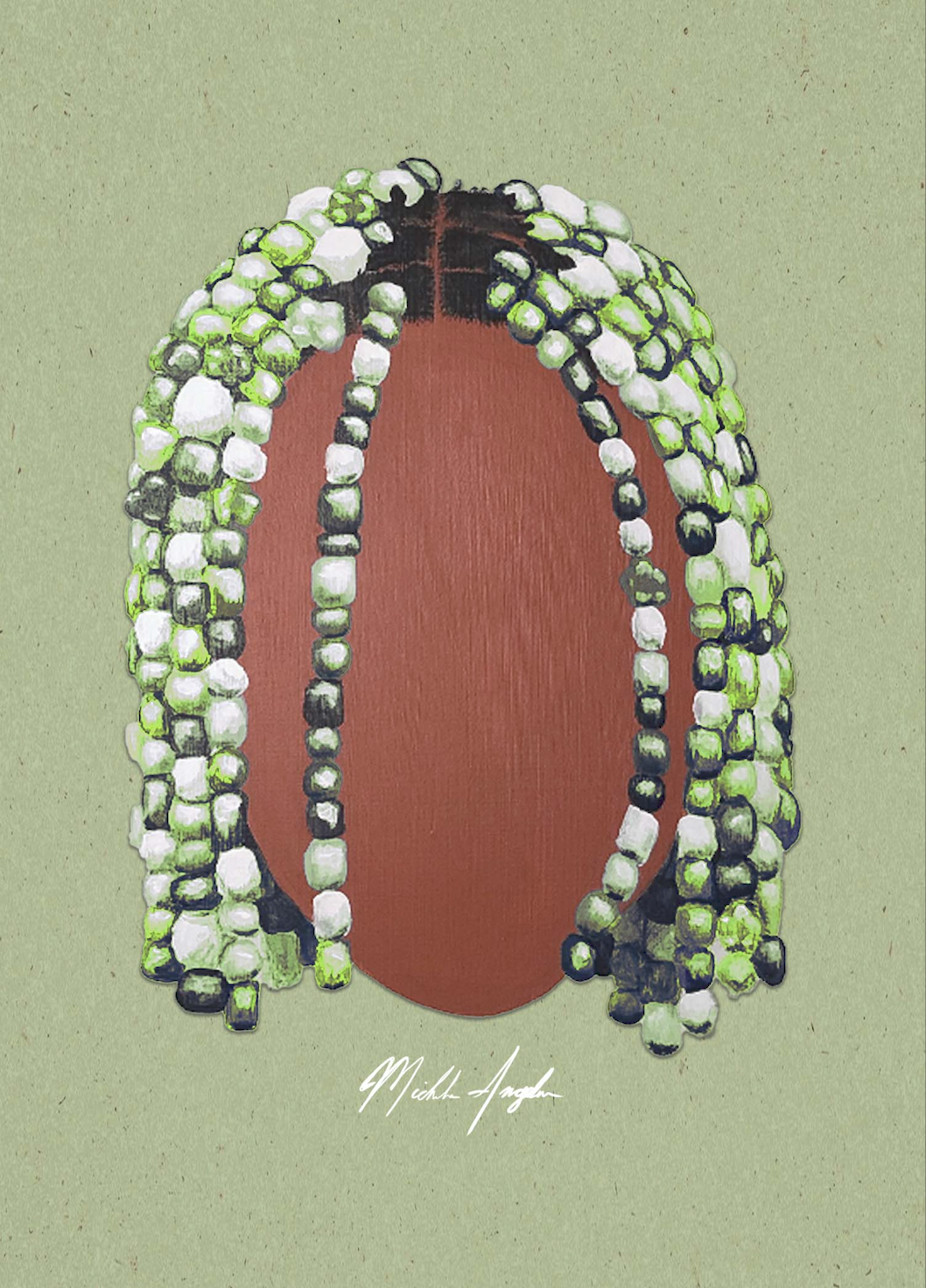 Click Clack Print - Green