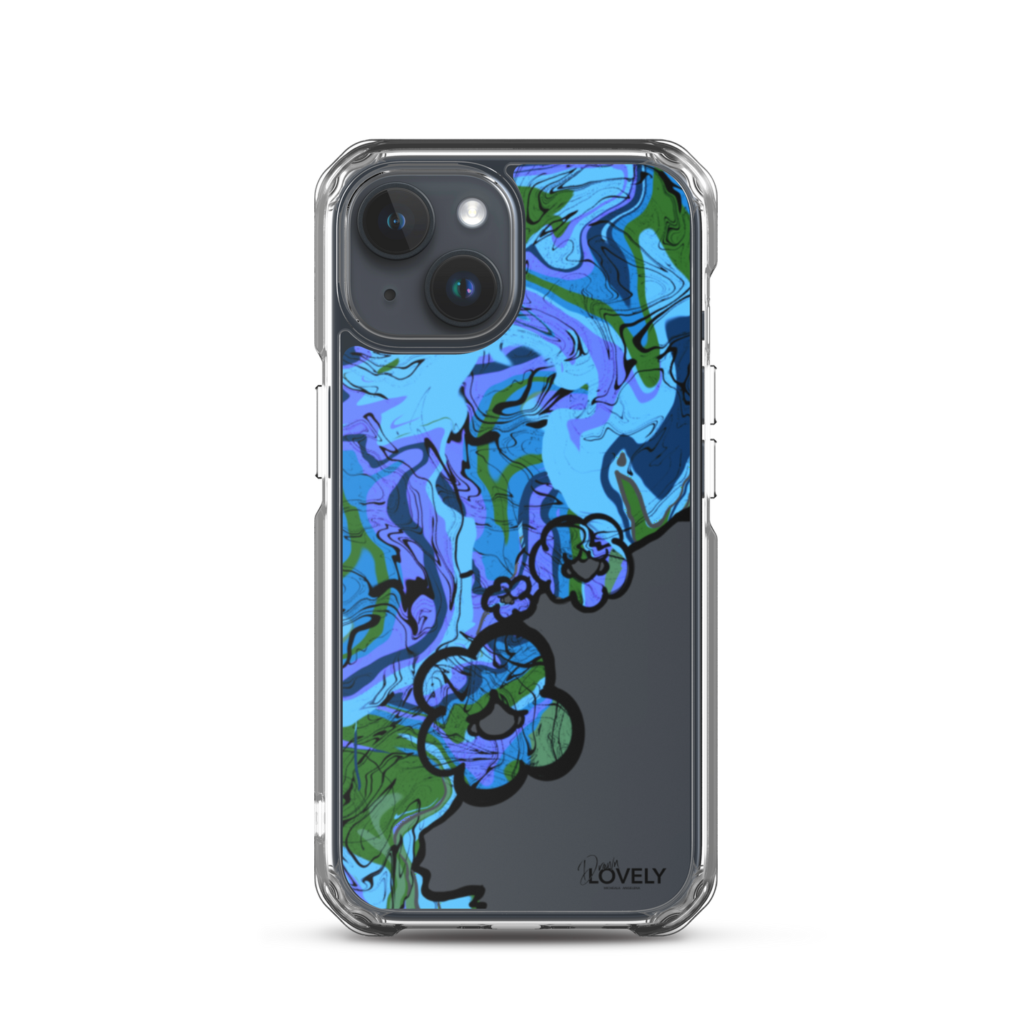 Groovy iPhone Case - Blue Lagoon