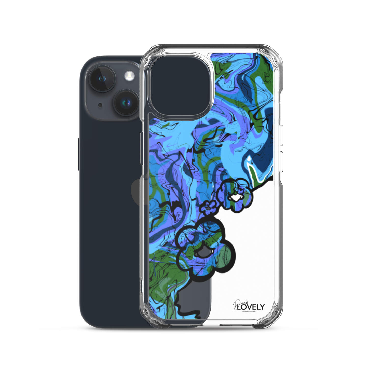 Groovy iPhone Case - Blue Lagoon