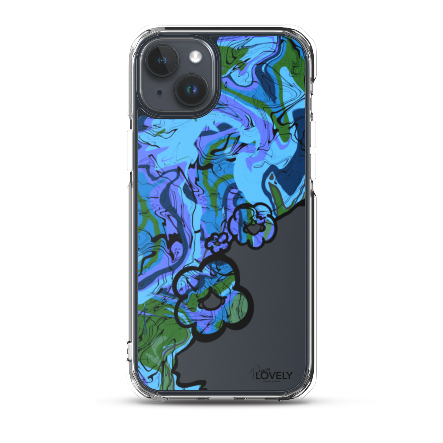 Groovy iPhone Case - Blue Lagoon