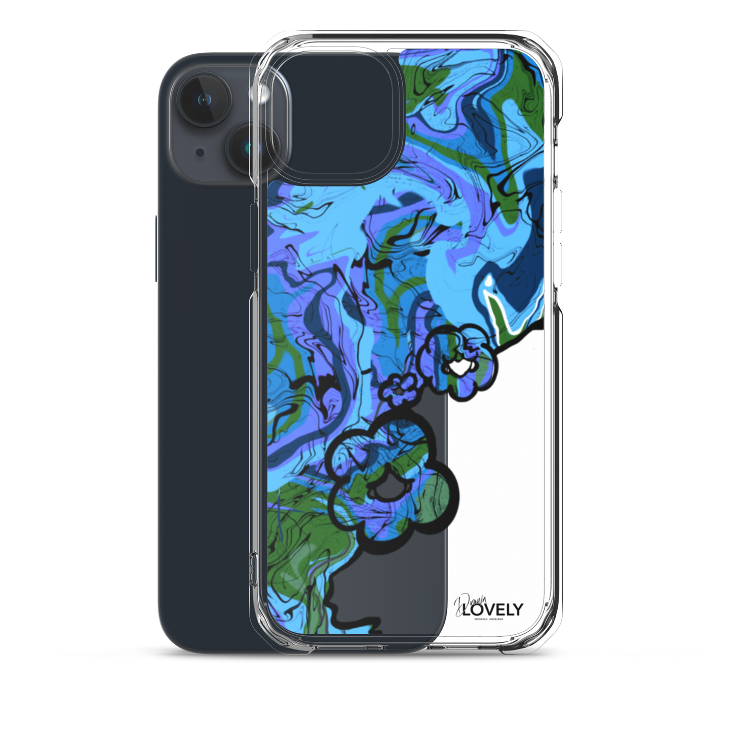 Groovy iPhone Case - Blue Lagoon