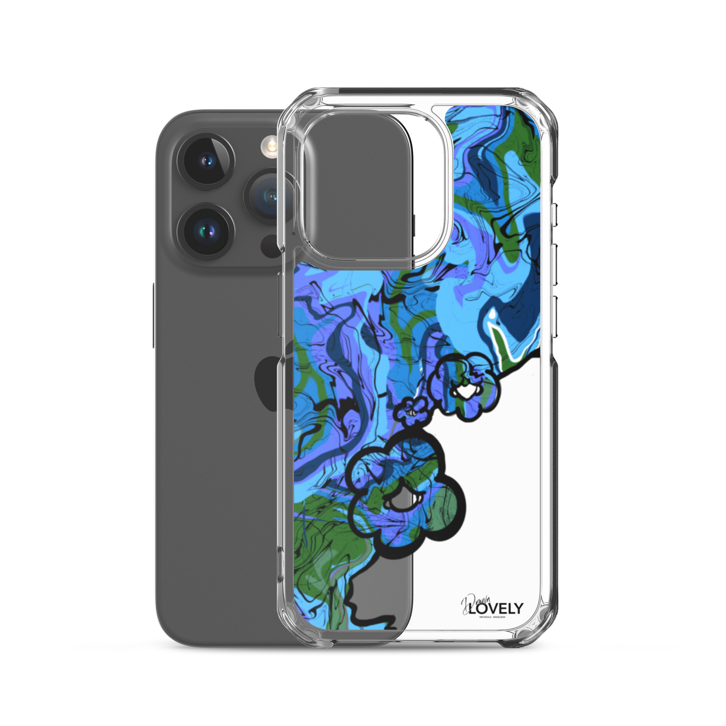 Groovy iPhone Case - Blue Lagoon