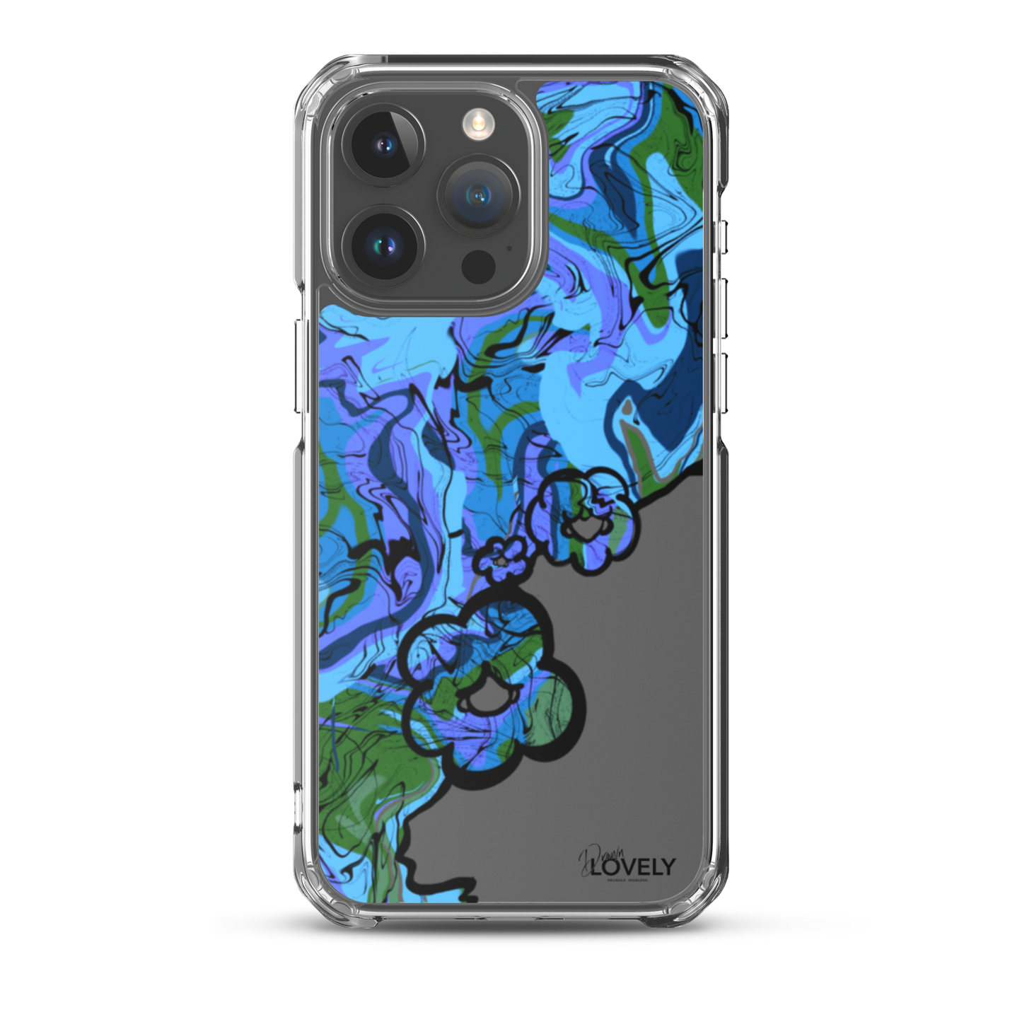 Groovy iPhone Case - Blue Lagoon