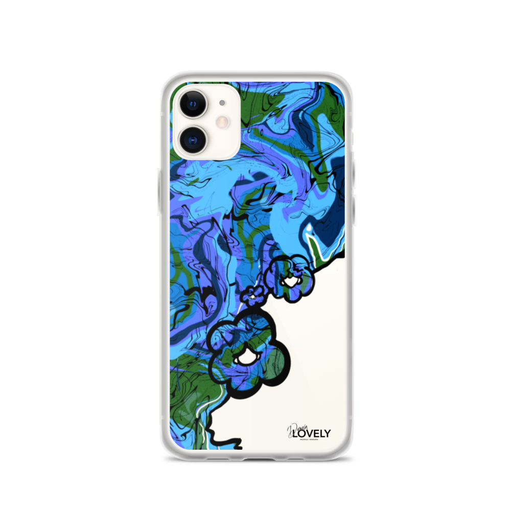 Groovy iPhone Case - Blue Lagoon