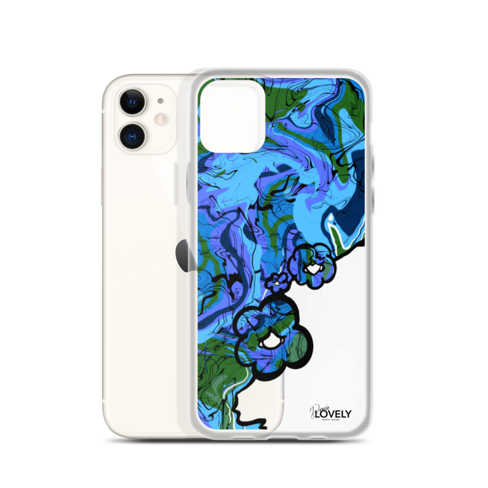 Groovy iPhone Case - Blue Lagoon