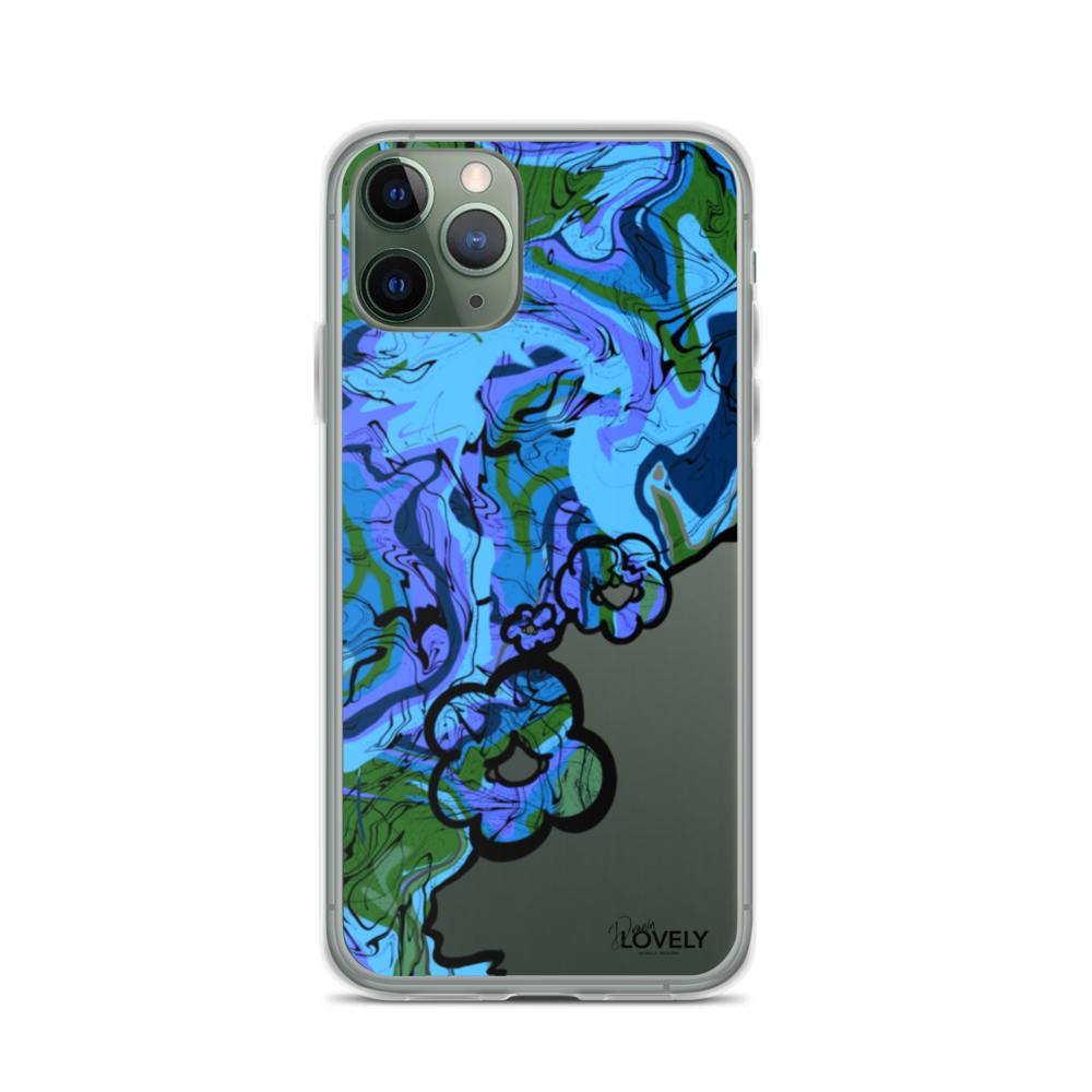 Groovy iPhone Case - Blue Lagoon