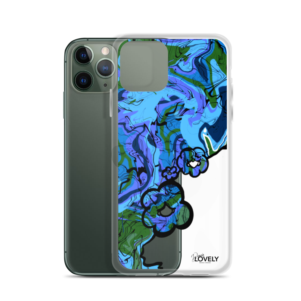 Groovy iPhone Case - Blue Lagoon