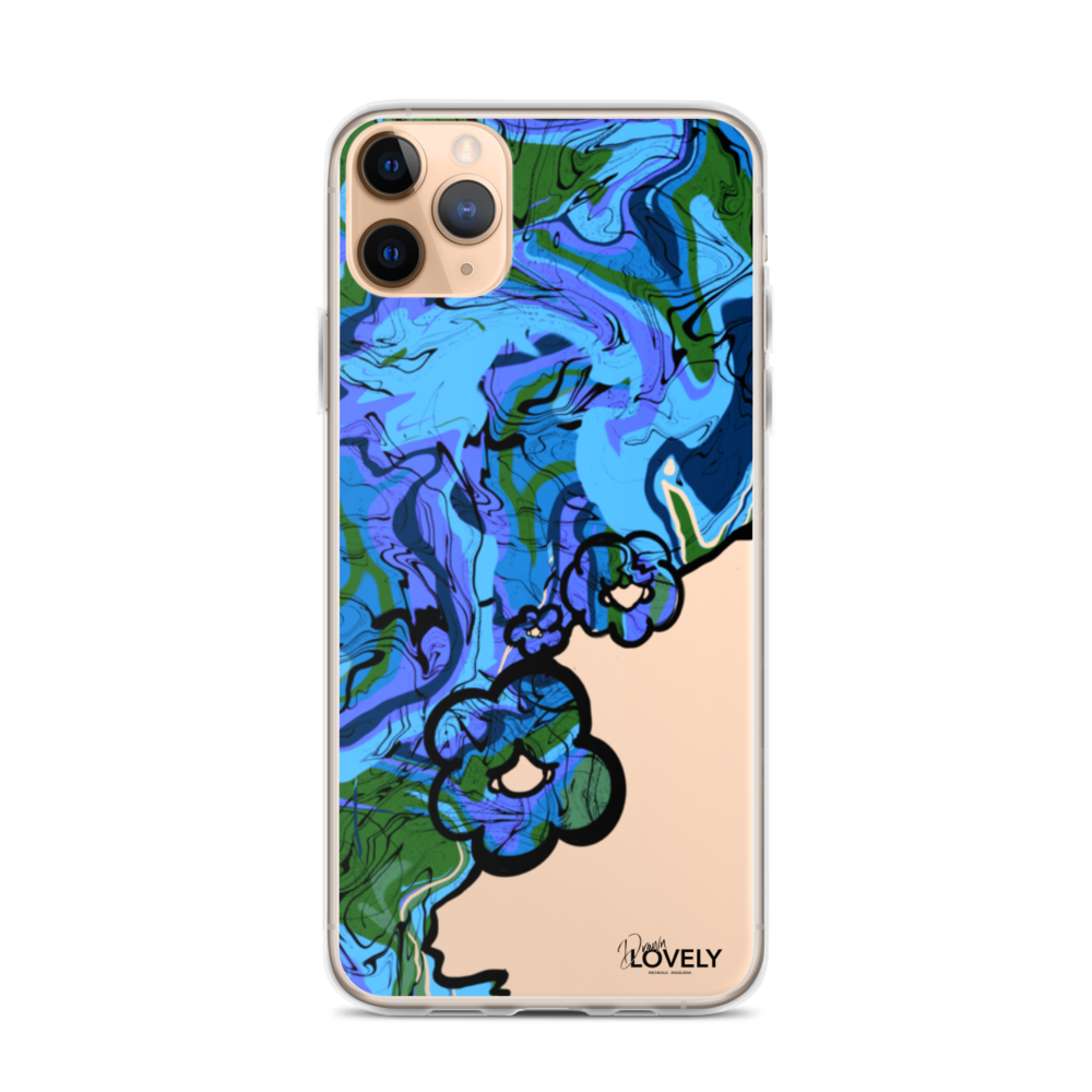 Groovy iPhone Case - Blue Lagoon