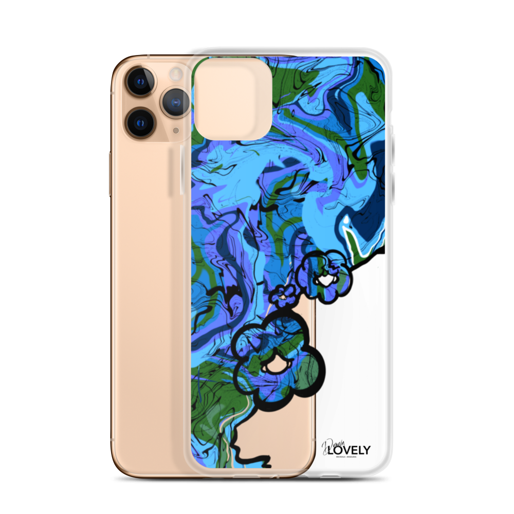 Groovy iPhone Case - Blue Lagoon