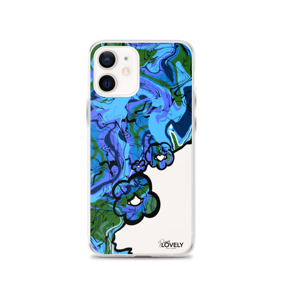 Groovy iPhone Case - Blue Lagoon