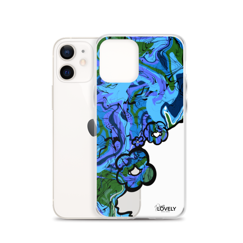 Groovy iPhone Case - Blue Lagoon