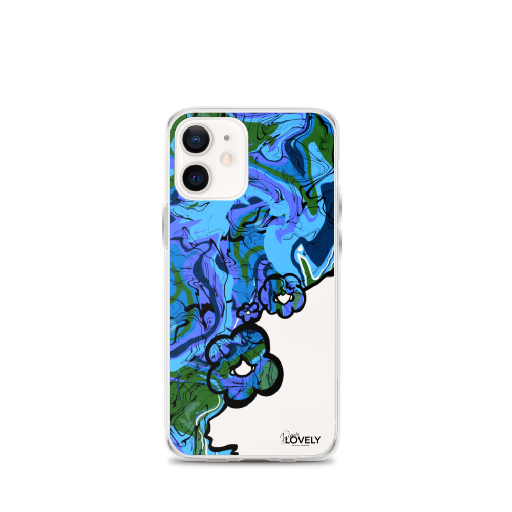 Groovy iPhone Case - Blue Lagoon