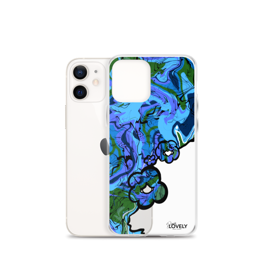 Groovy iPhone Case - Blue Lagoon