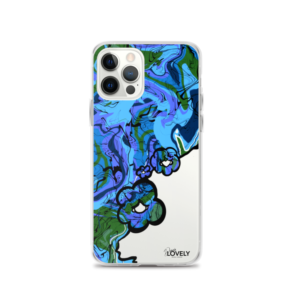 Groovy iPhone Case - Blue Lagoon