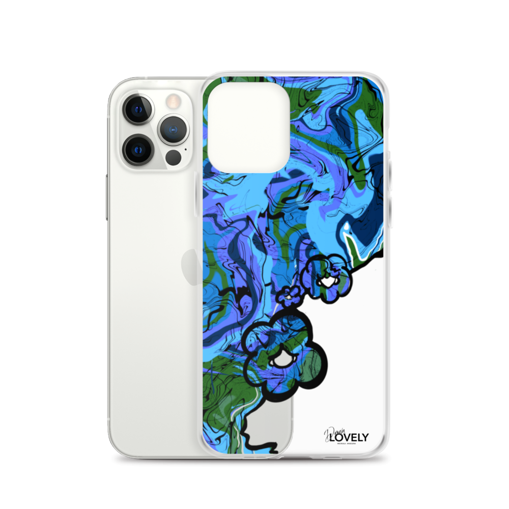 Groovy iPhone Case - Blue Lagoon