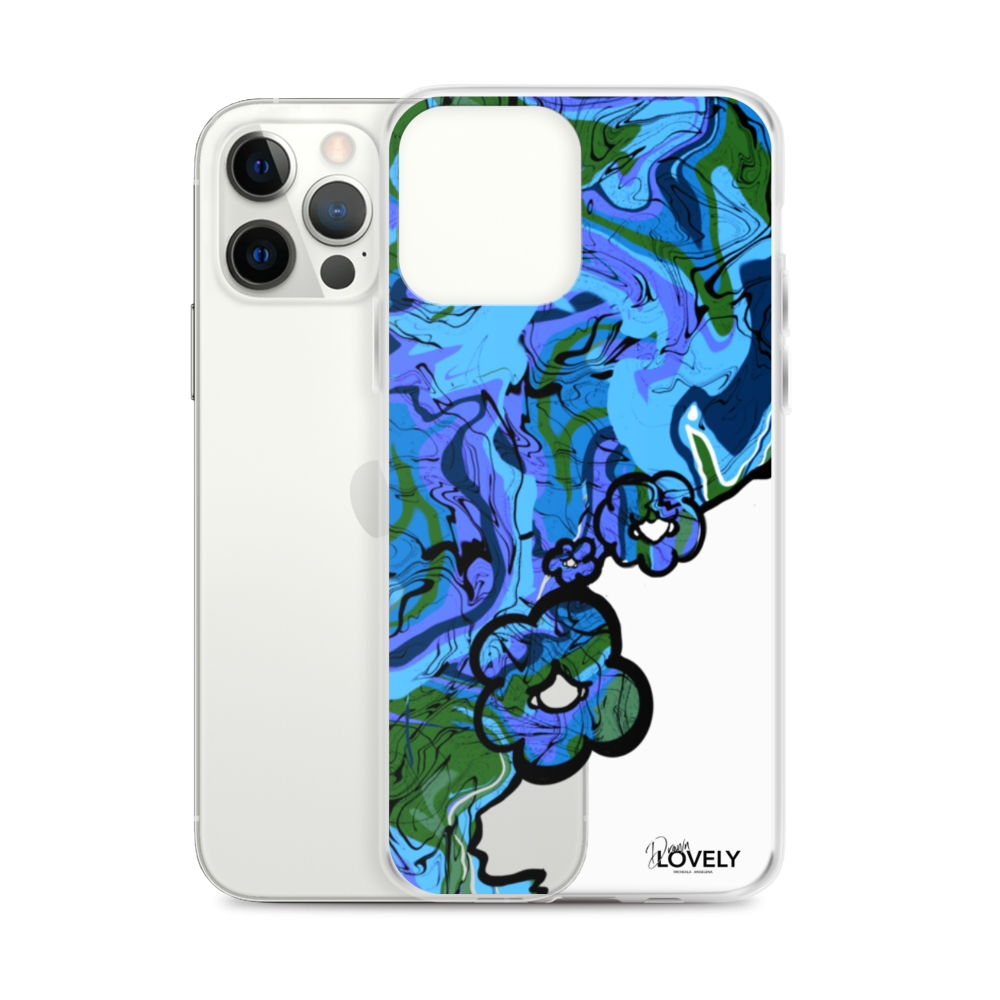 Groovy iPhone Case - Blue Lagoon