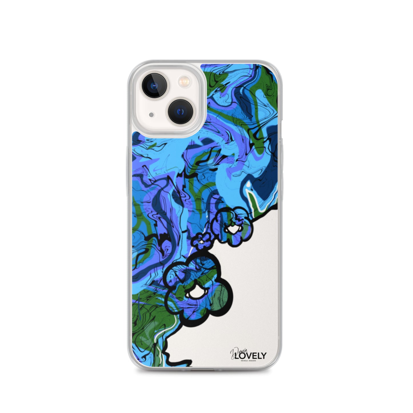 Groovy iPhone Case - Blue Lagoon