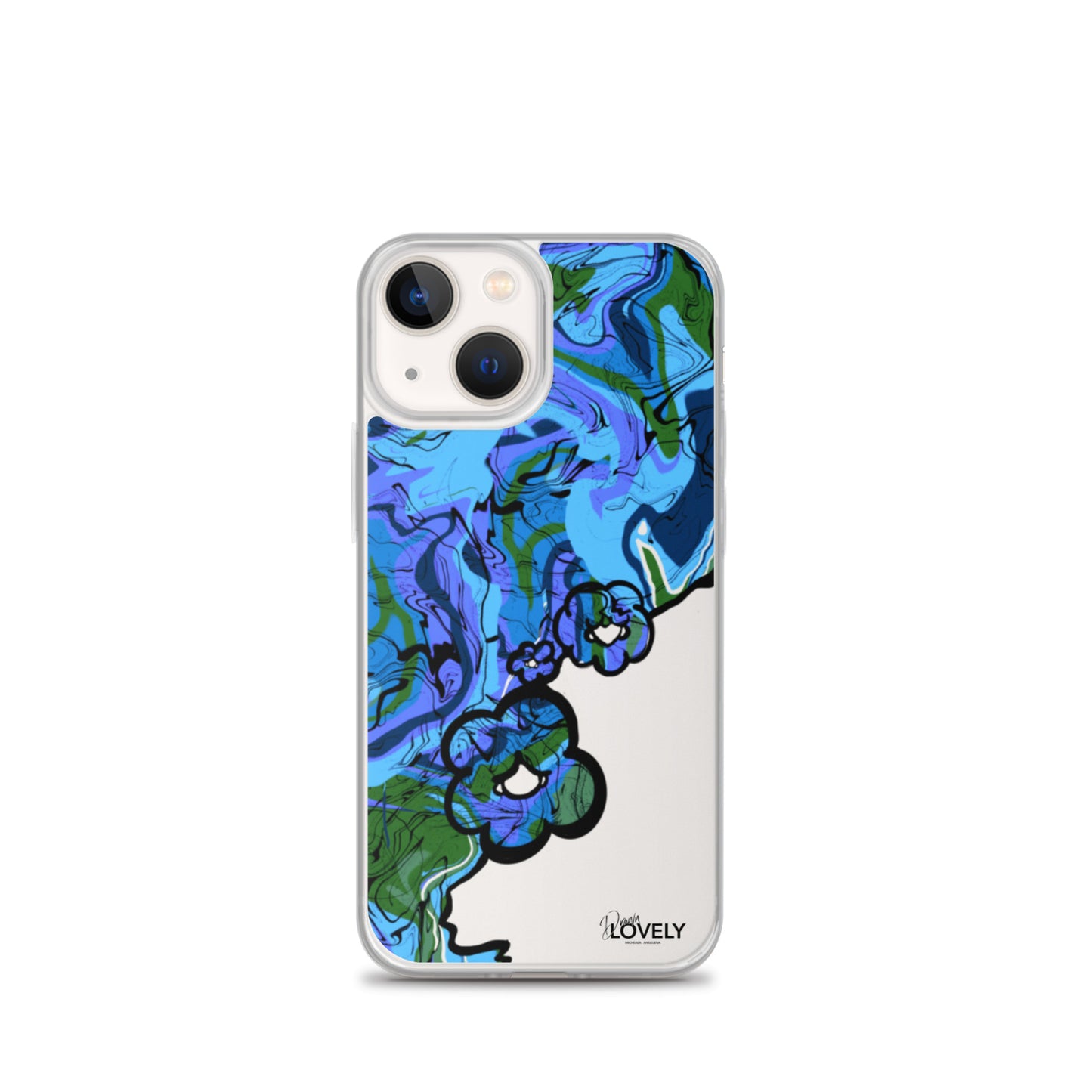 Groovy iPhone Case - Blue Lagoon