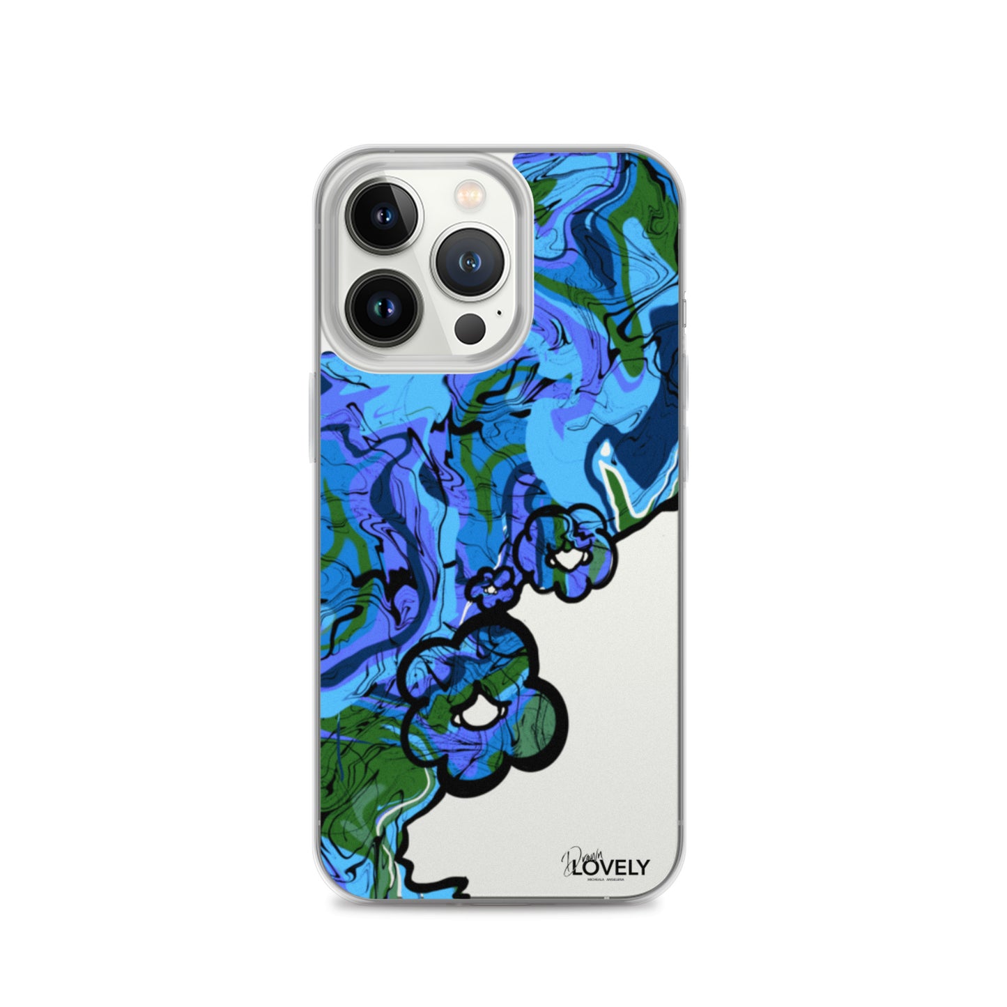 Groovy iPhone Case - Blue Lagoon