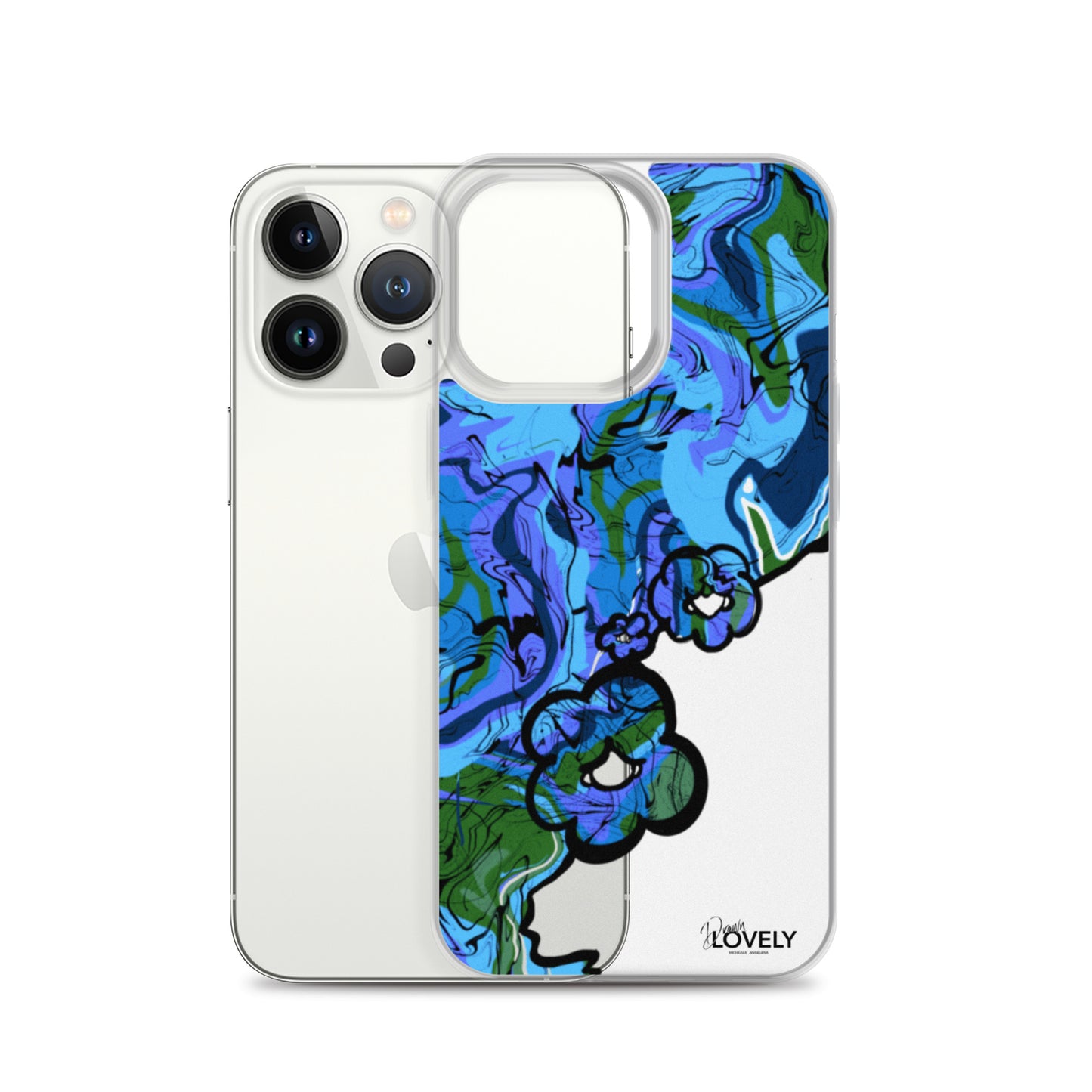 Groovy iPhone Case - Blue Lagoon