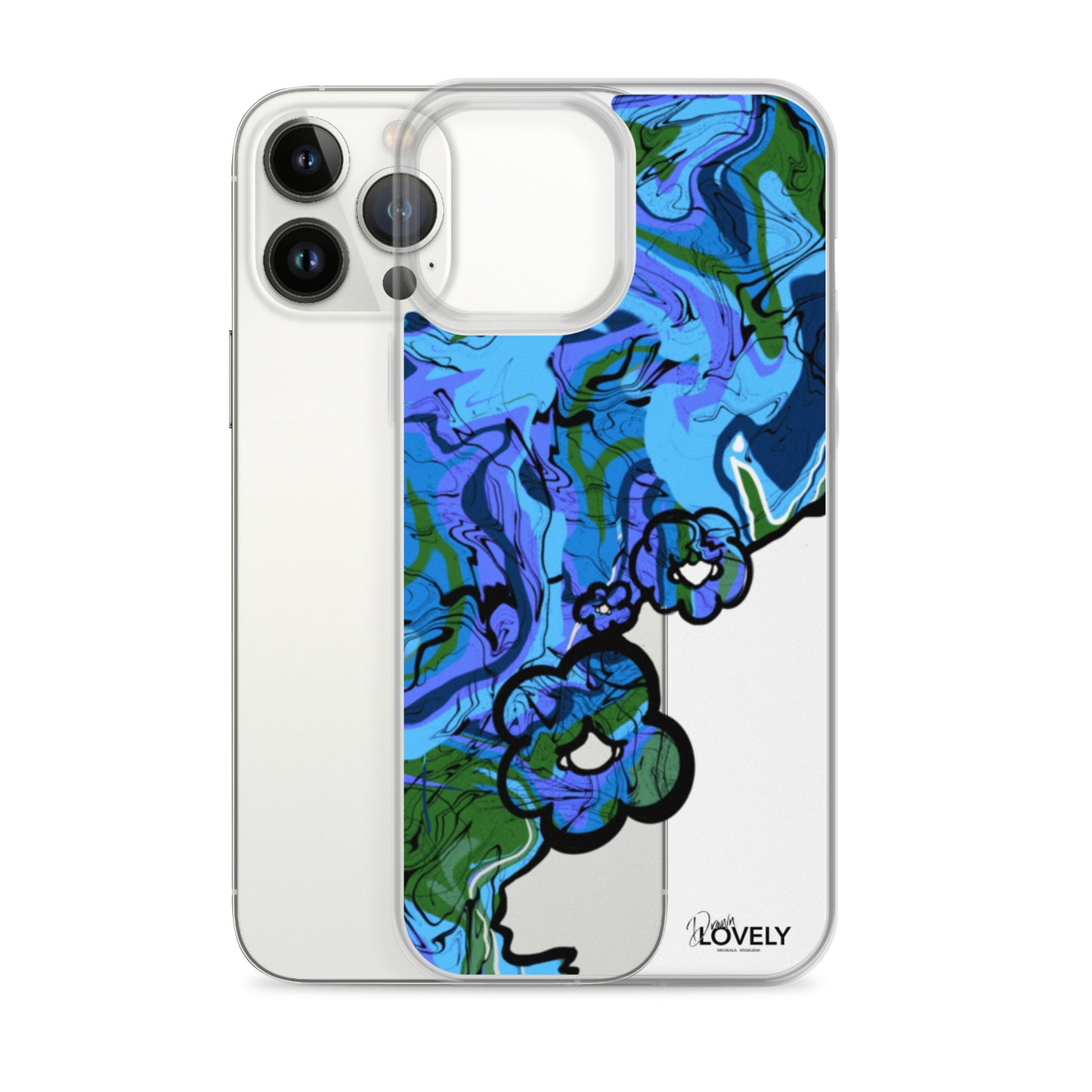 Groovy iPhone Case - Blue Lagoon