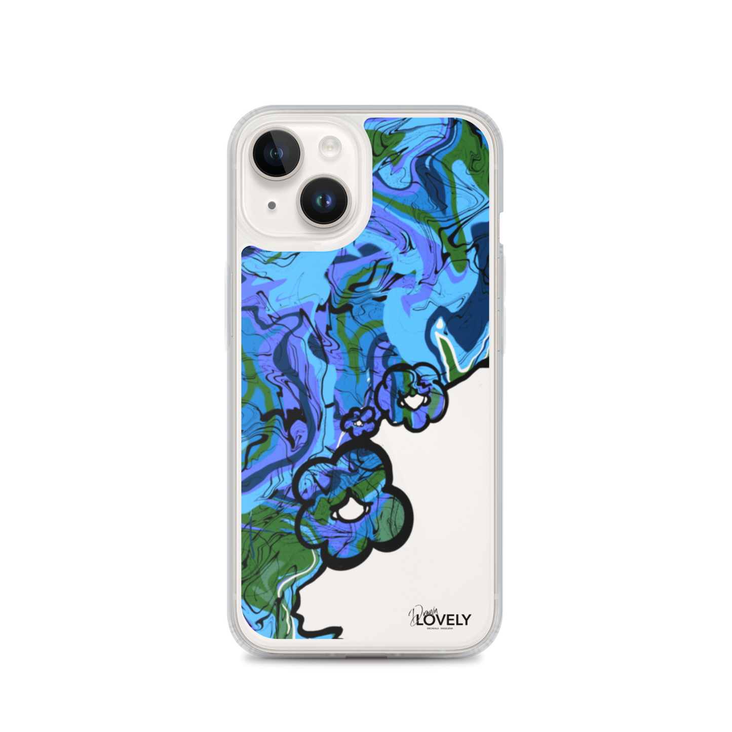 Groovy iPhone Case - Blue Lagoon