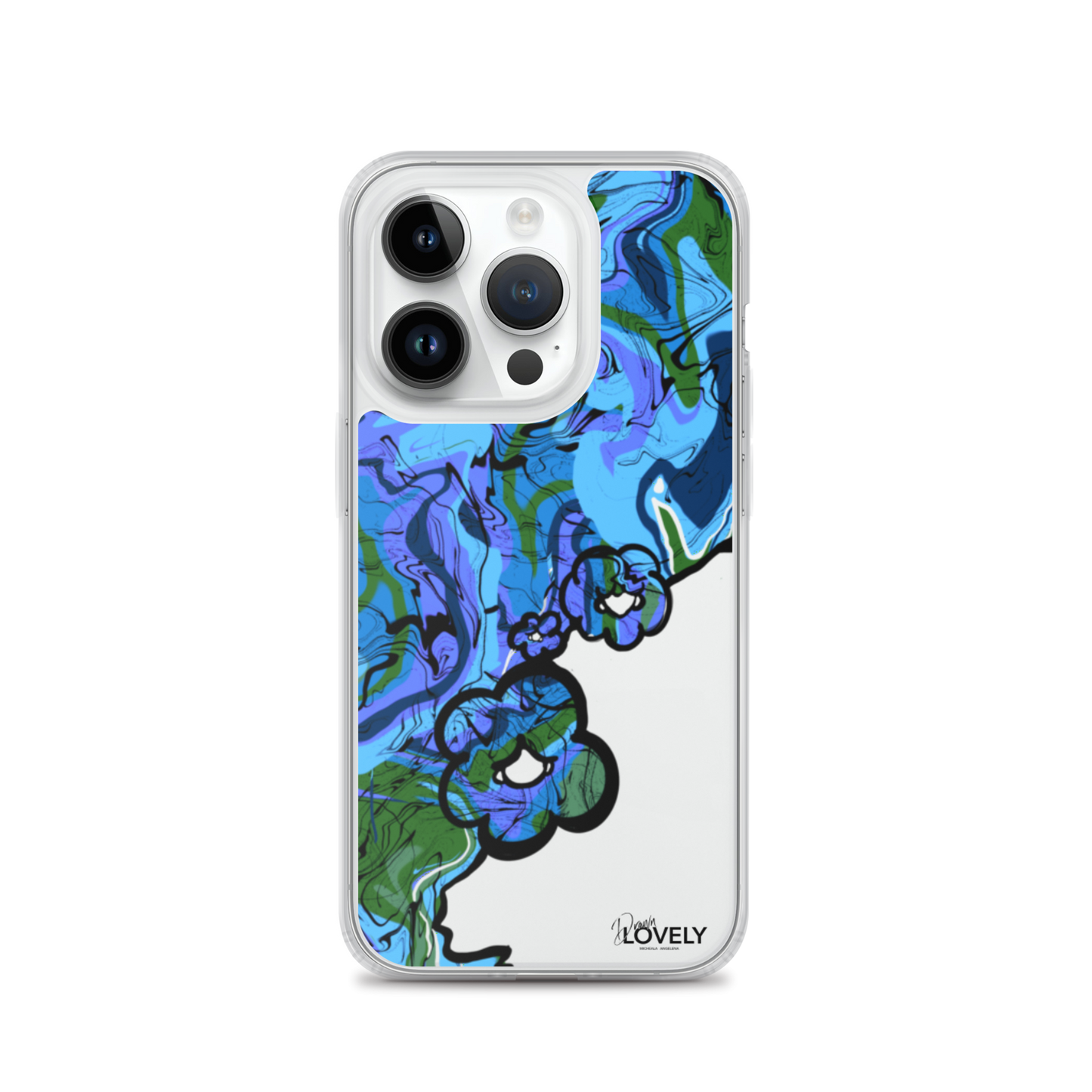 Groovy iPhone Case - Blue Lagoon