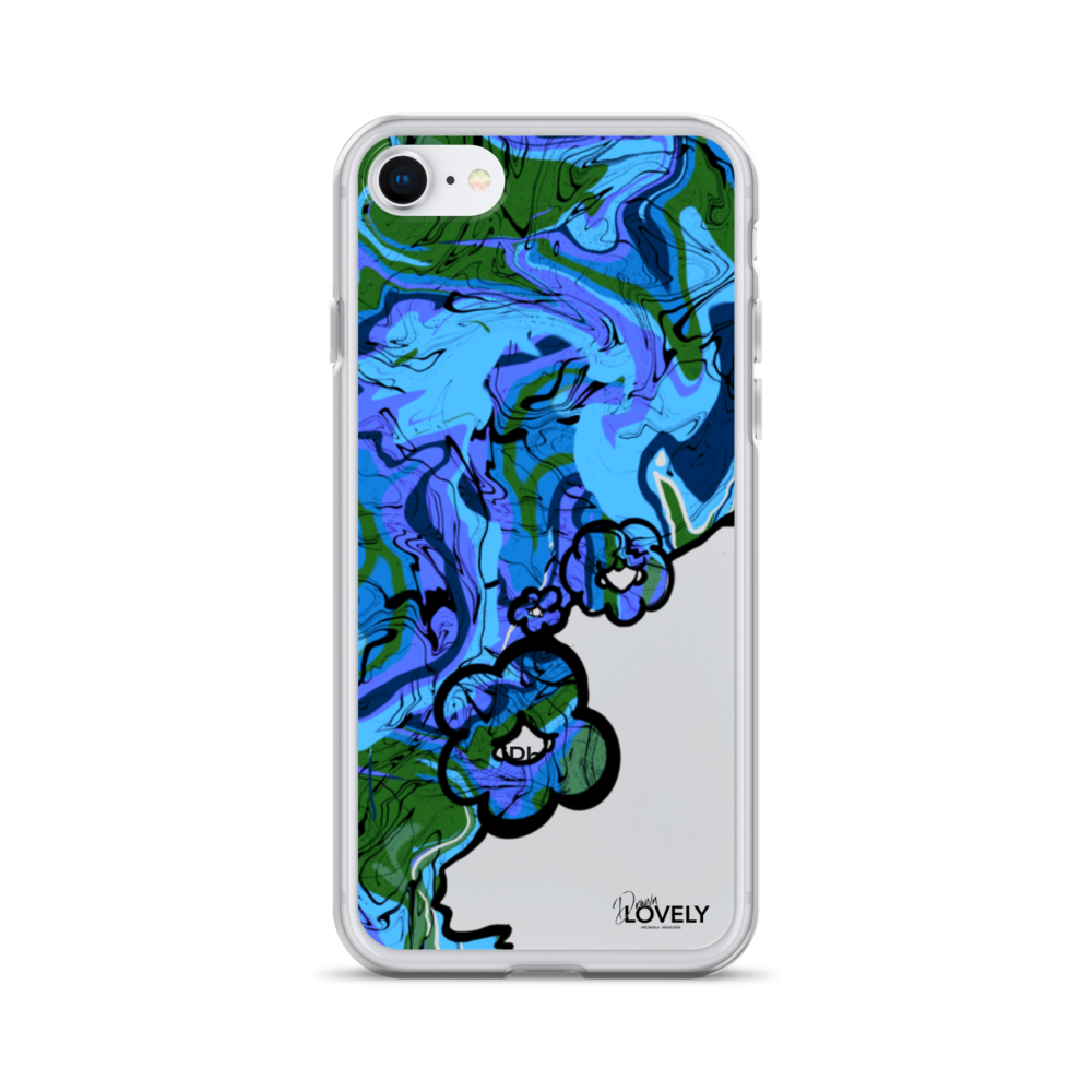 Groovy iPhone Case - Blue Lagoon