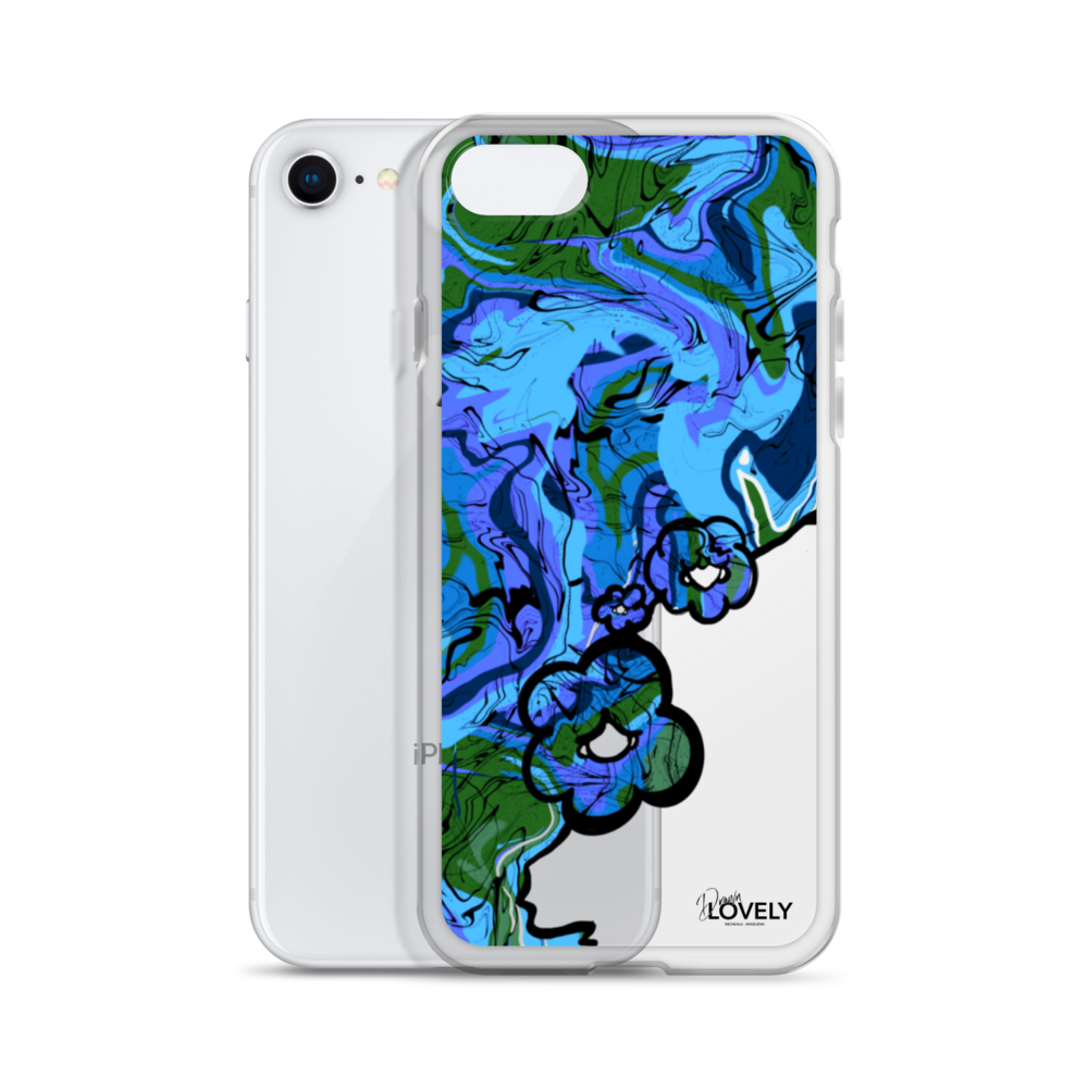 Groovy iPhone Case - Blue Lagoon