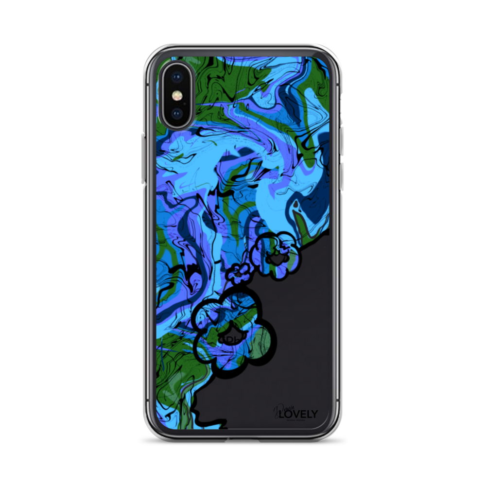 Groovy iPhone Case - Blue Lagoon