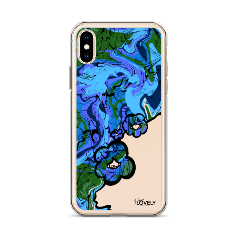 Groovy iPhone Case - Blue Lagoon