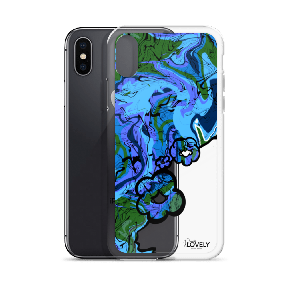 Groovy iPhone Case - Blue Lagoon